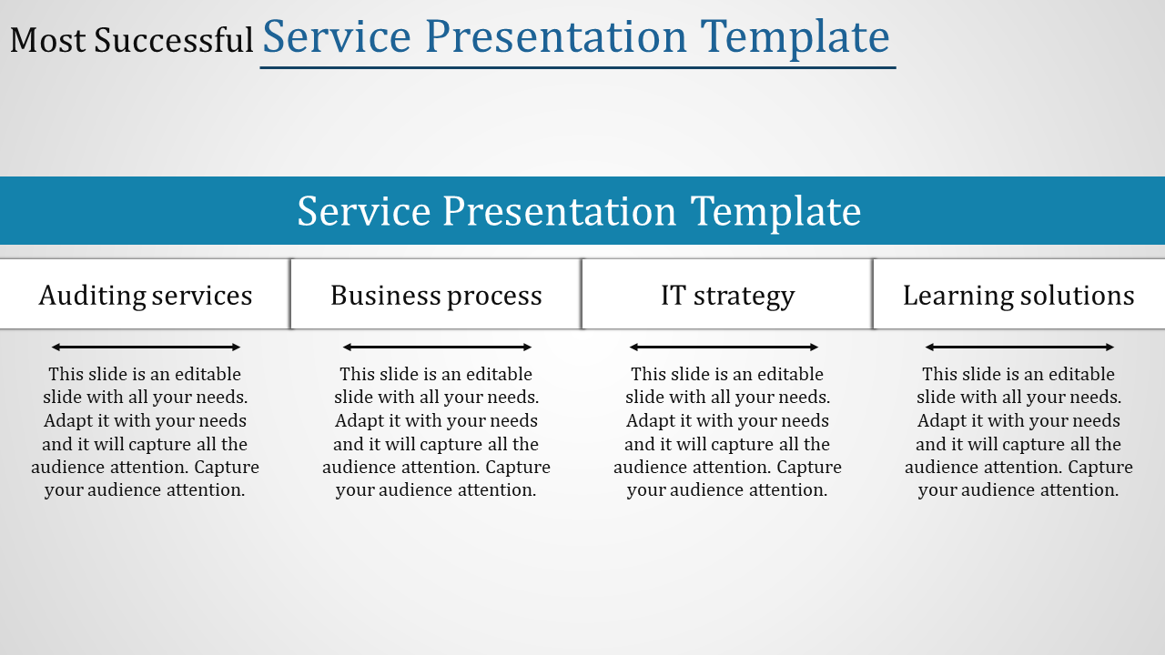 service presentation template-Most Successful Service Presentation Template-Style-1